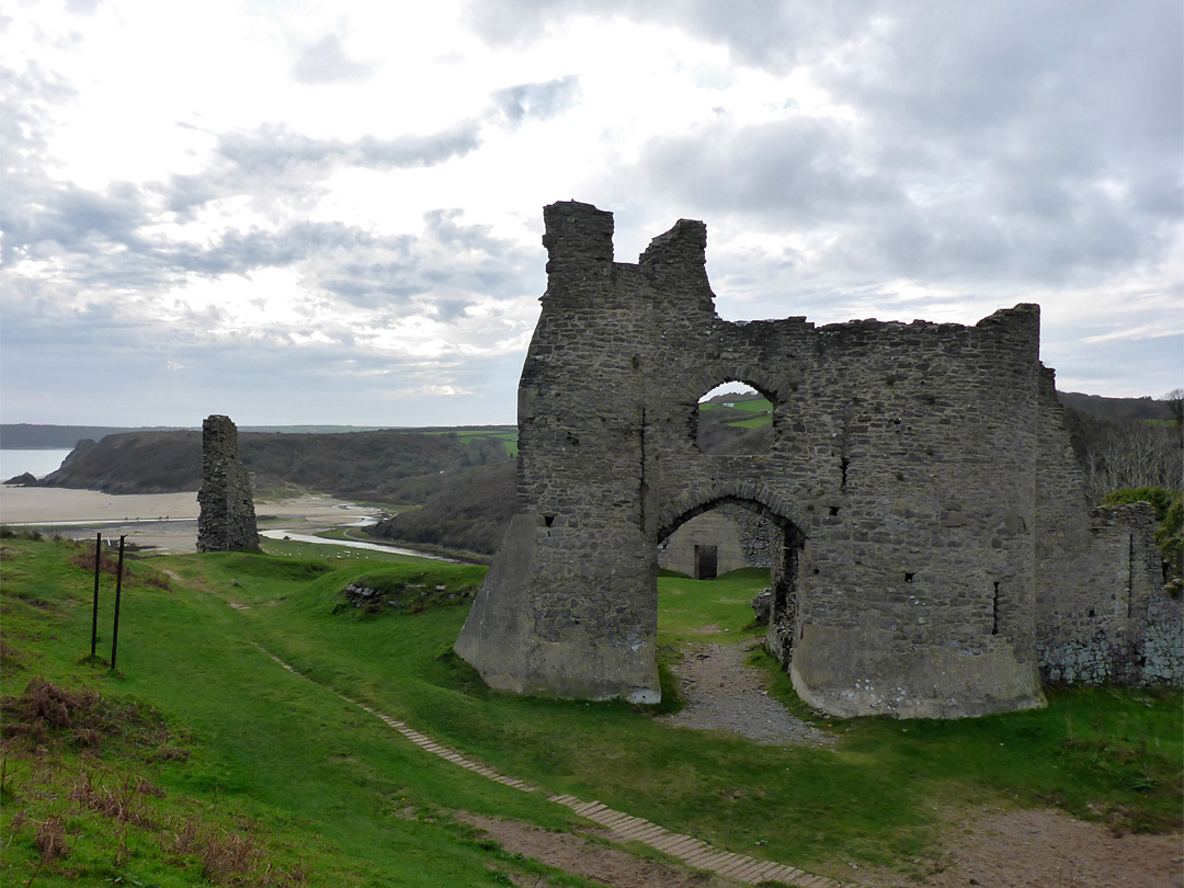 East side of the castle