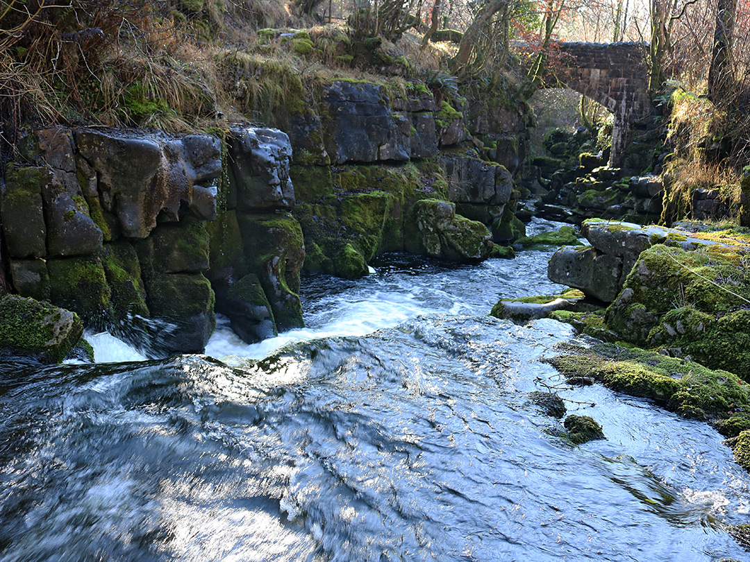 Upstream of Pontsarn