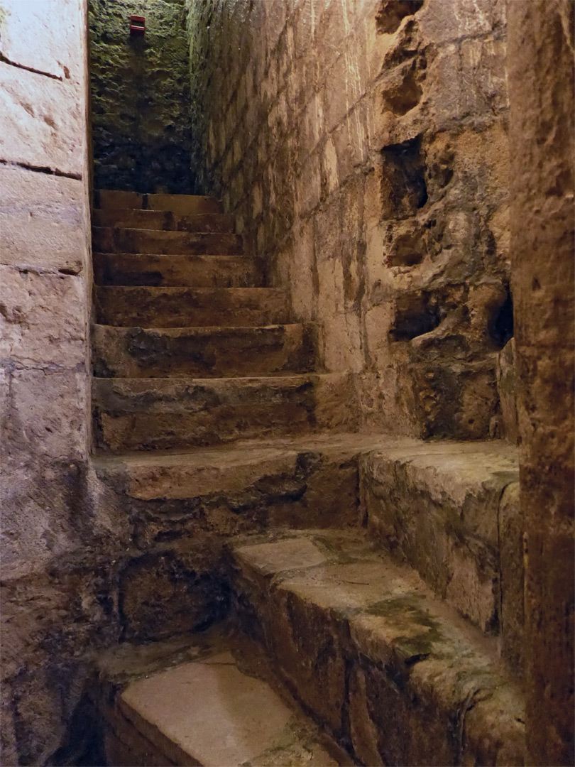 Steps in the keep