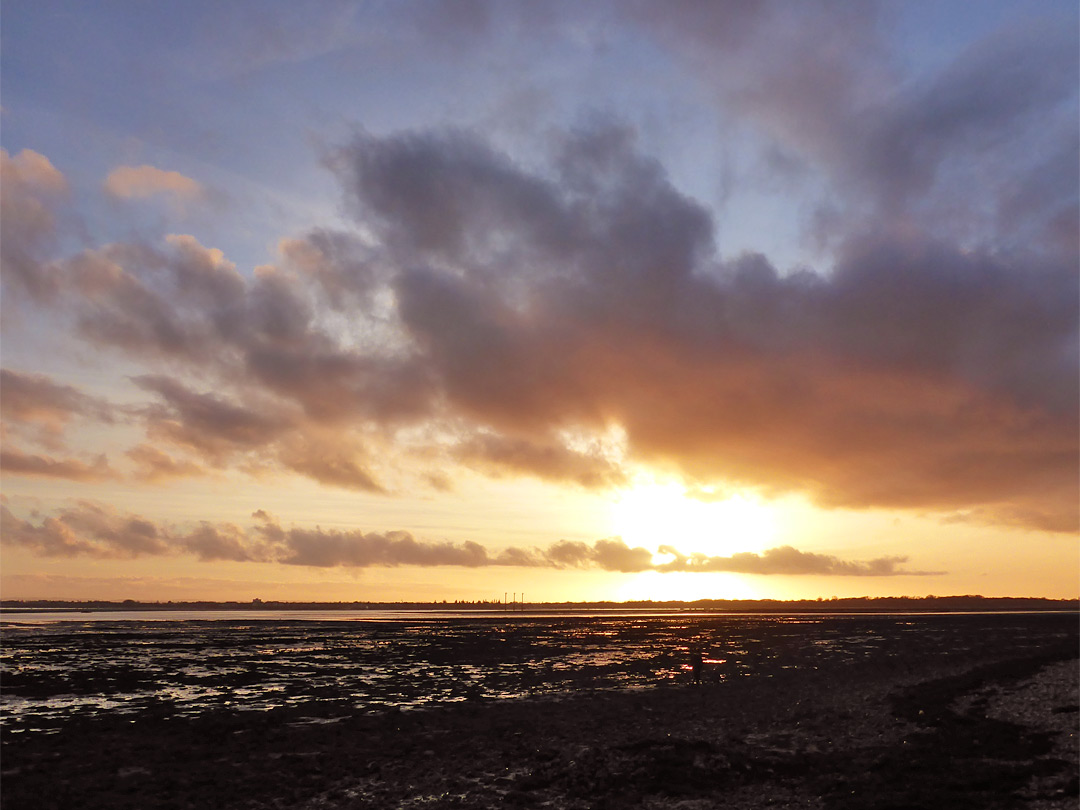 Cloudy sunset