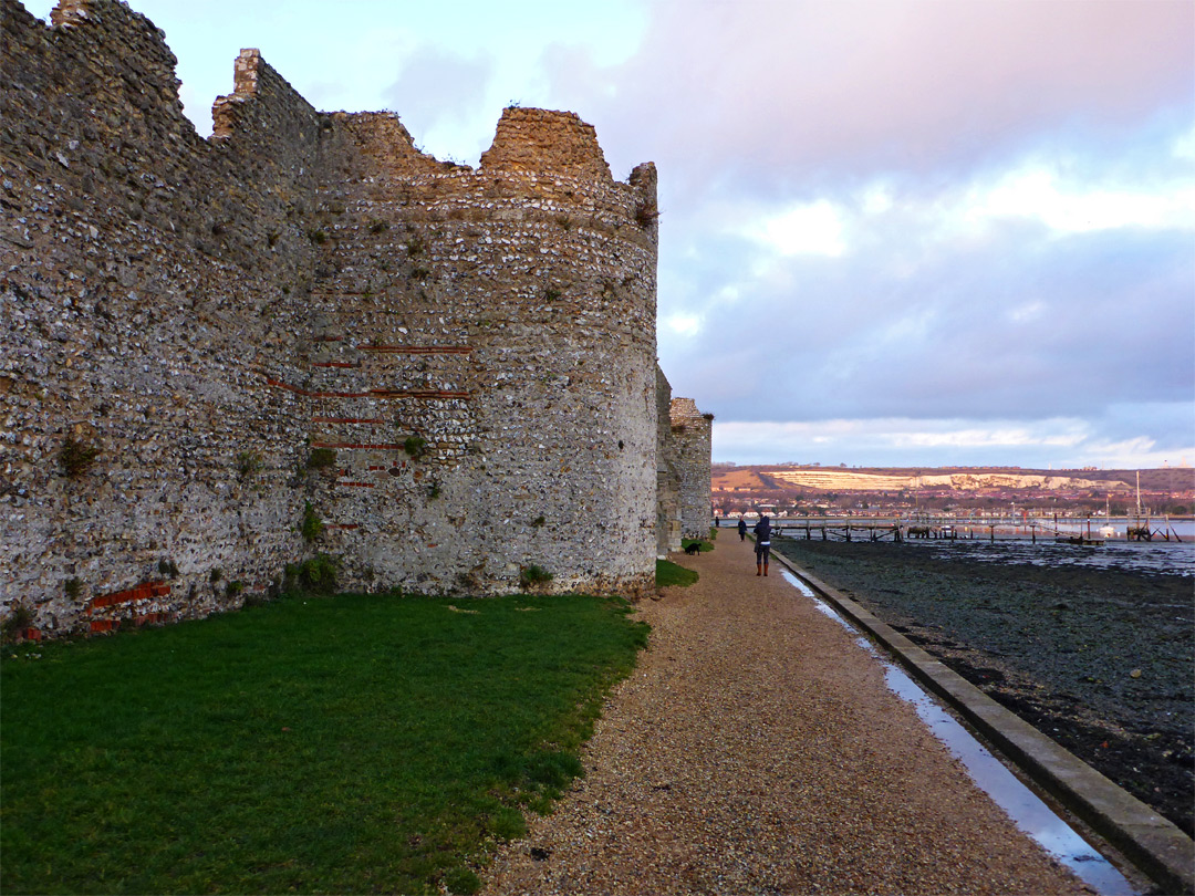 East wall of the fort
