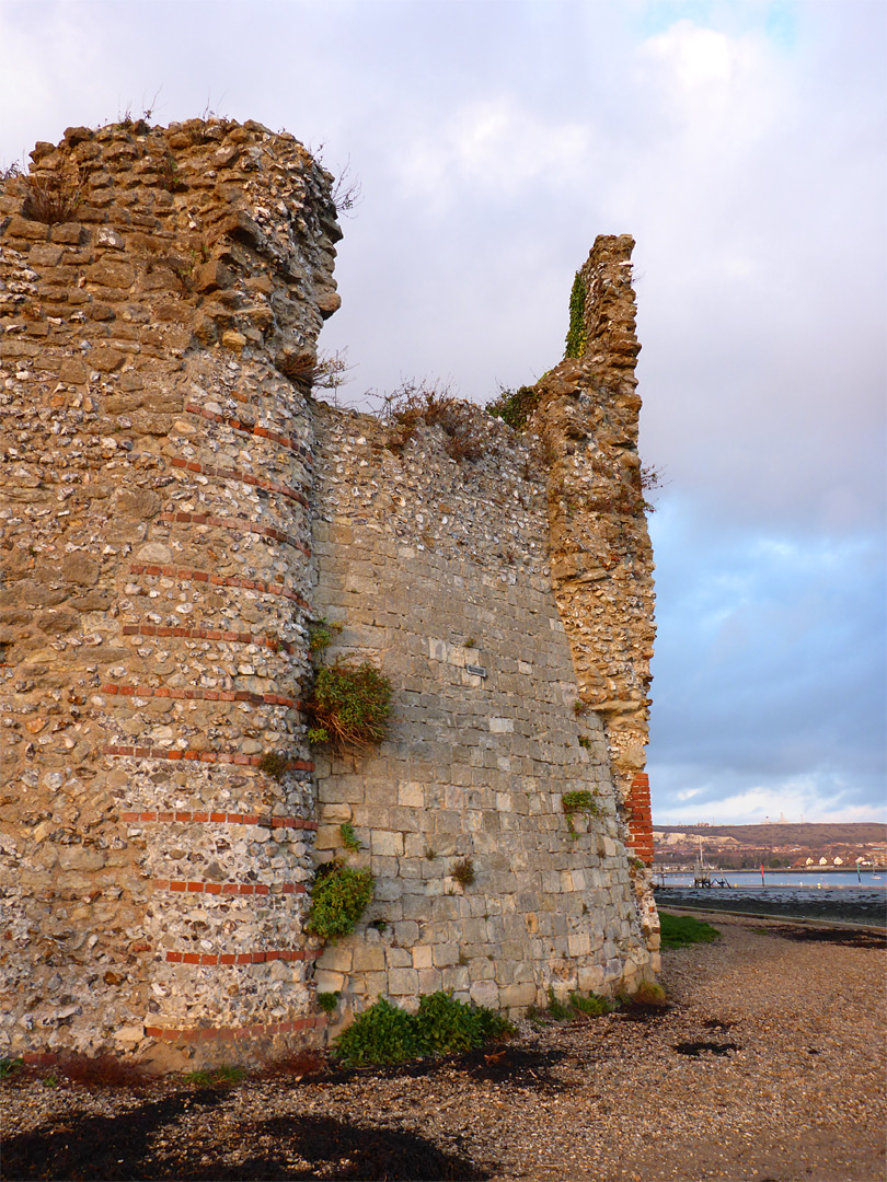 Southeast corner of the fort