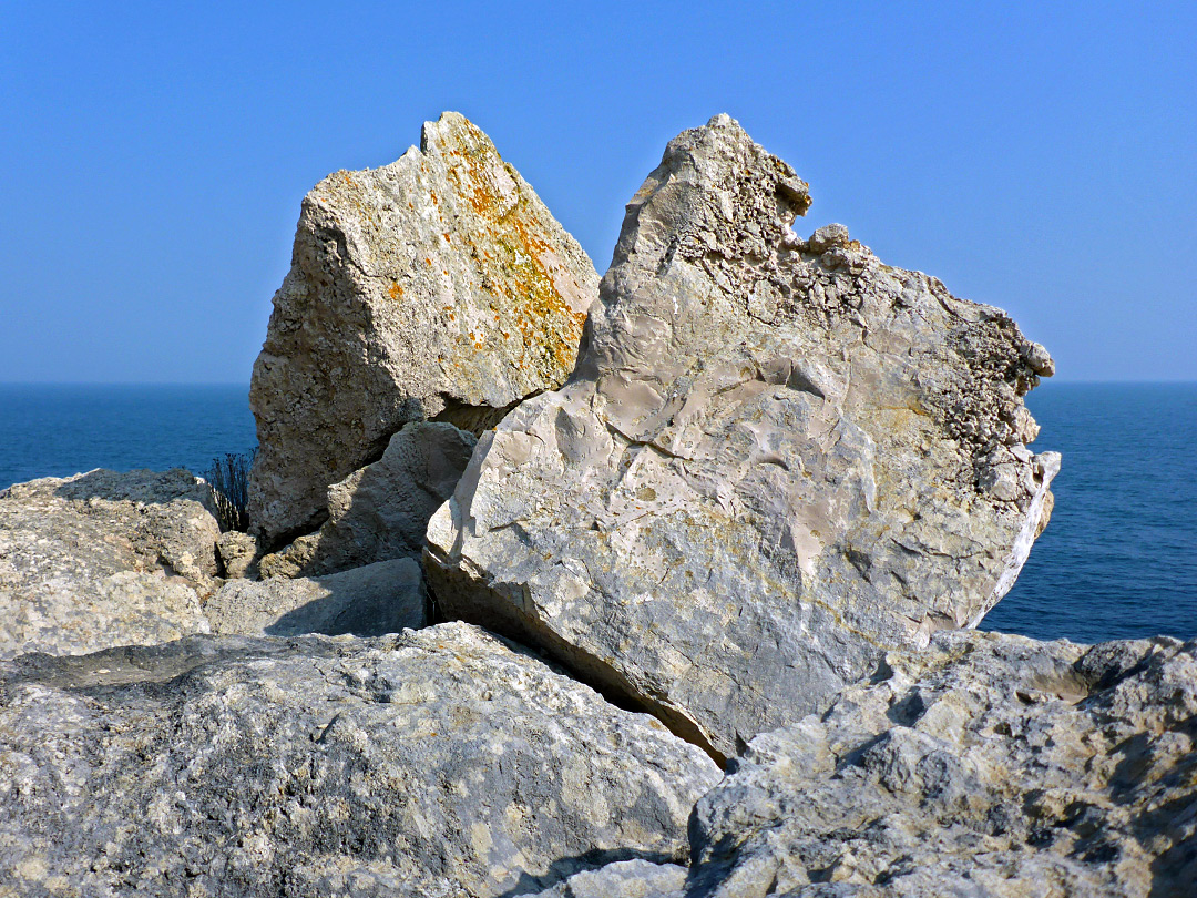 Two boulders