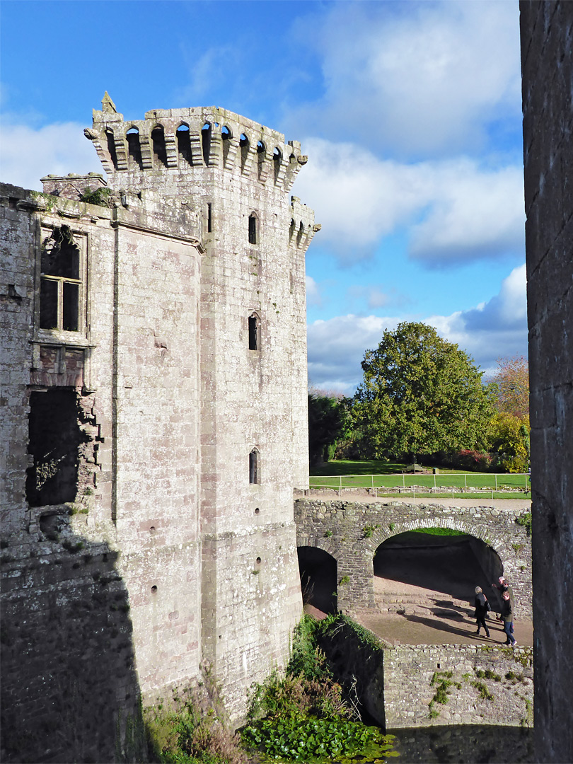 Side of the gatehouse