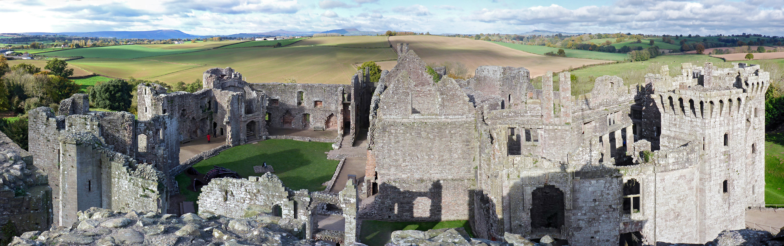 View north from the top of the great tower