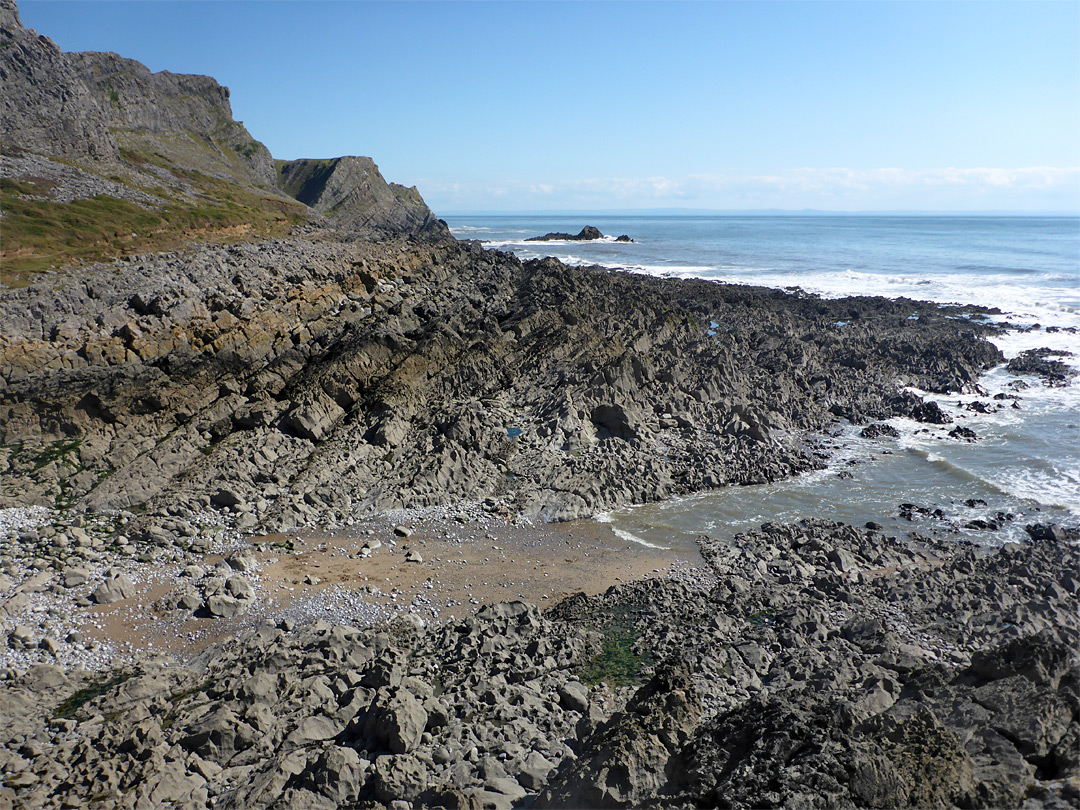 Remote beach