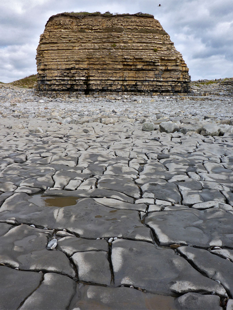 Block of limestone