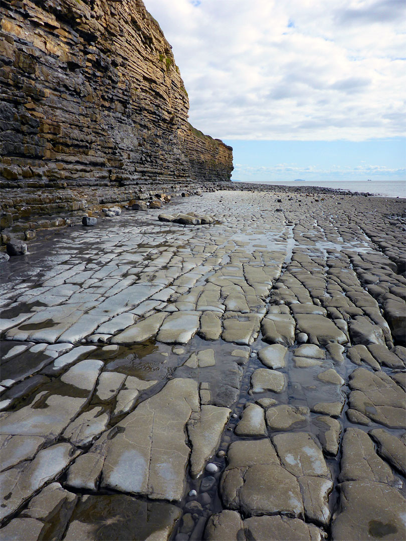 Terrace west of Rhoose Point