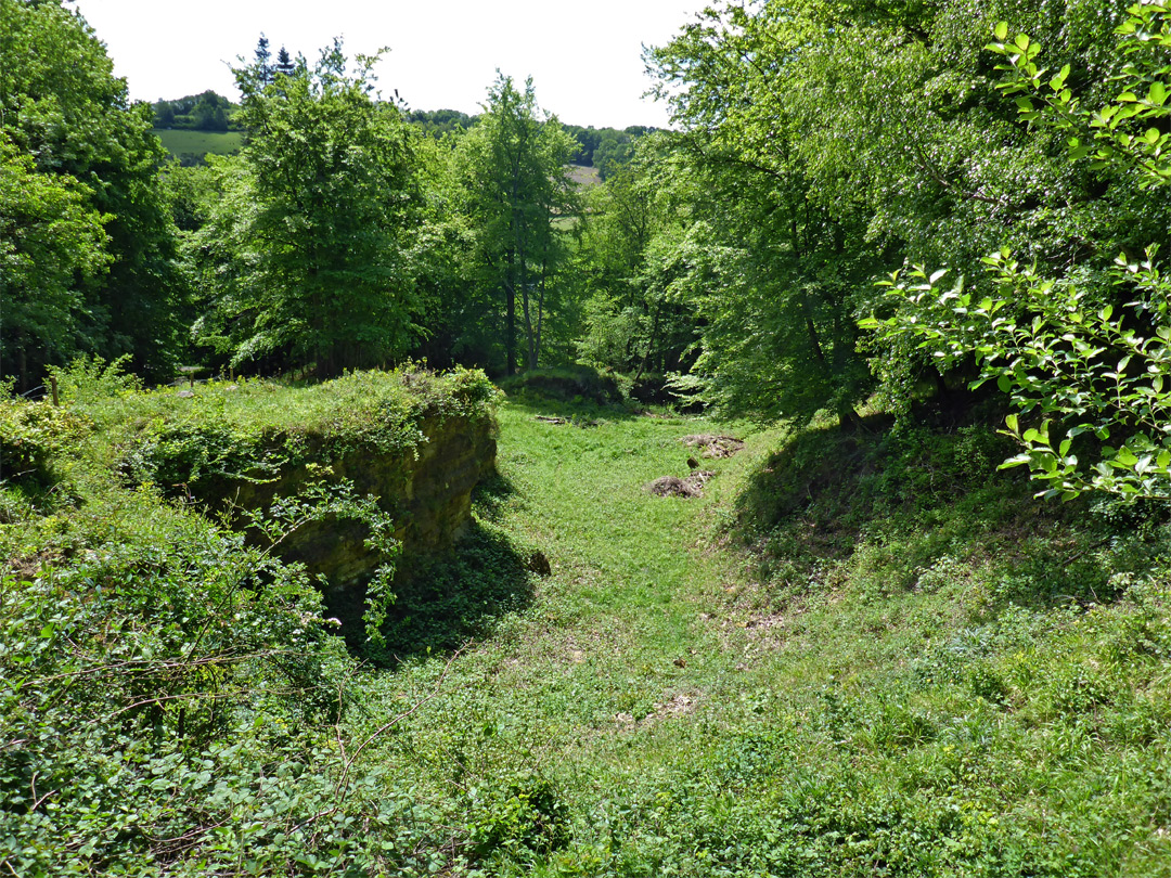 The quarry - view south