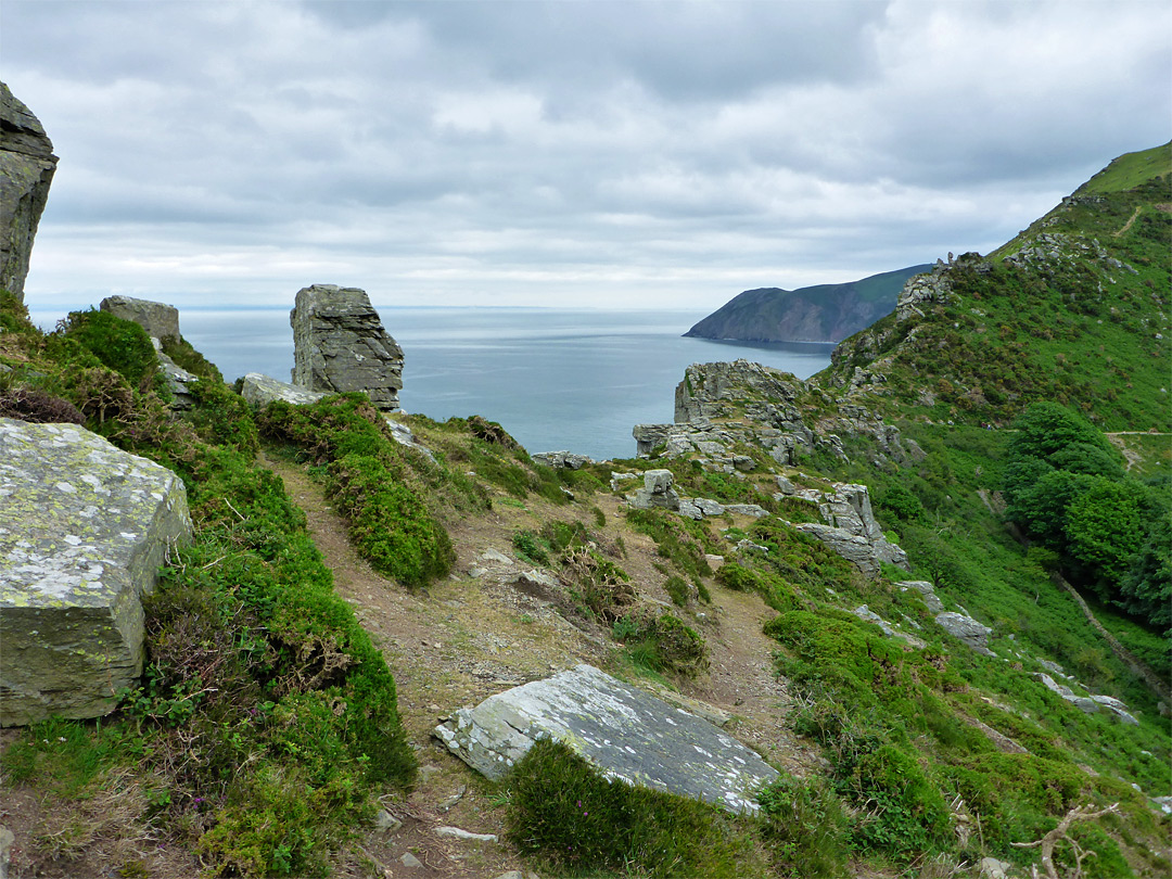 Rocks on the ridgeline