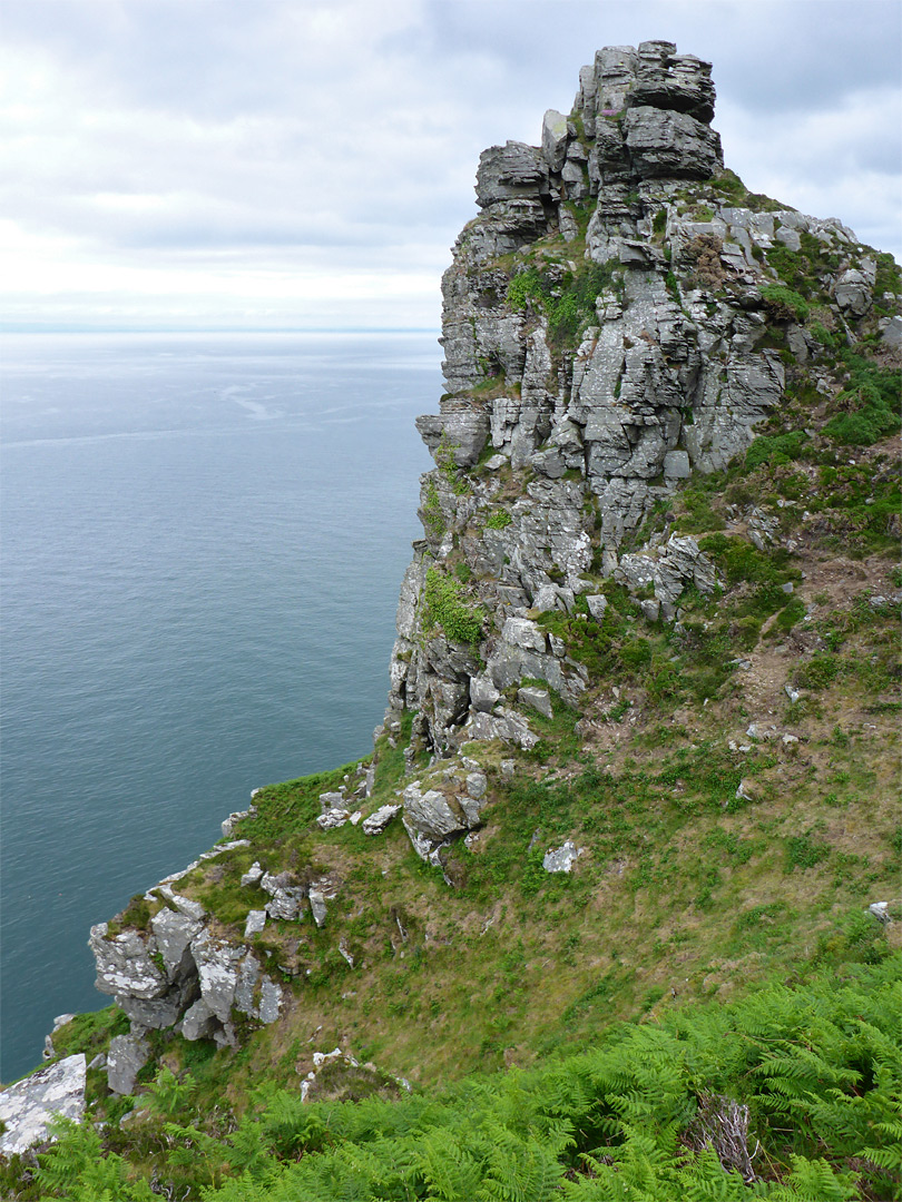 Sheer cliff