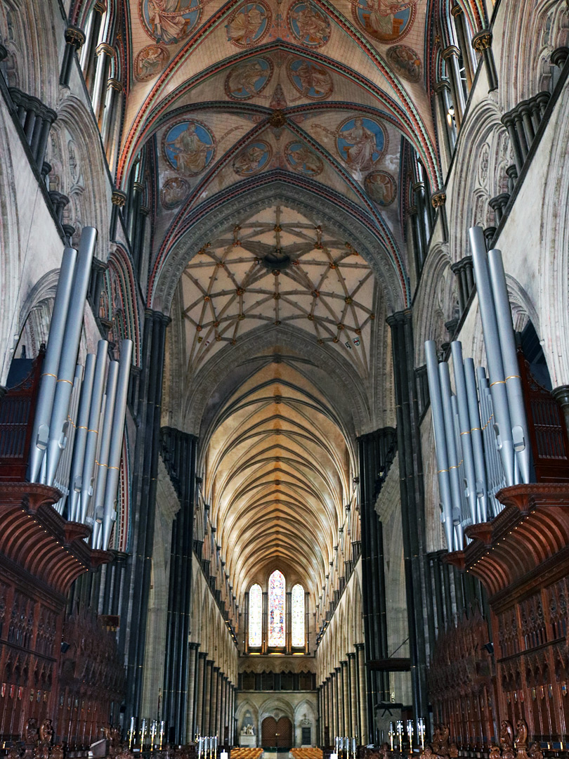 Ceiling above the choir