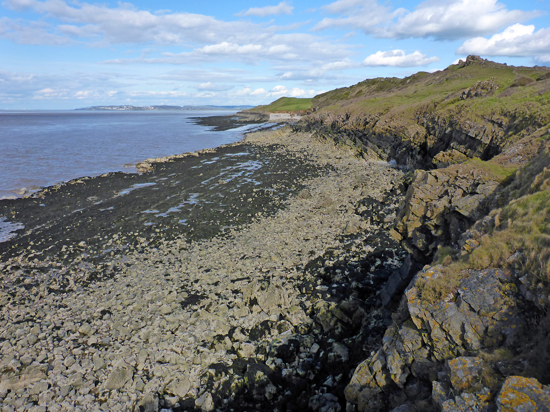 North side of the ridgeline