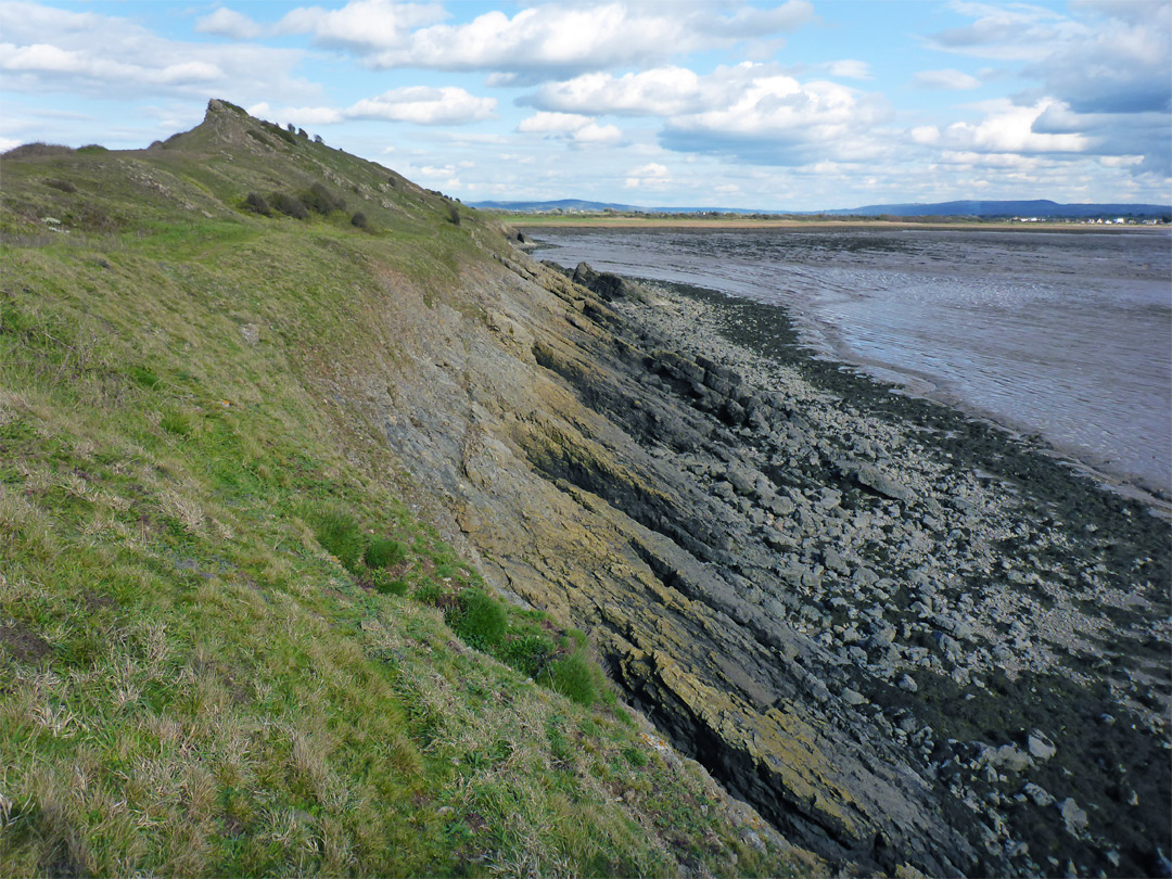 South side of the ridgeline