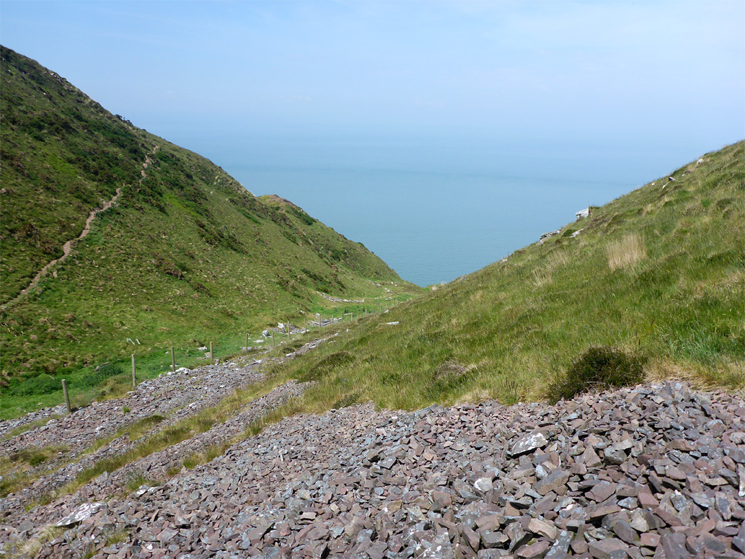 Valley above the sea