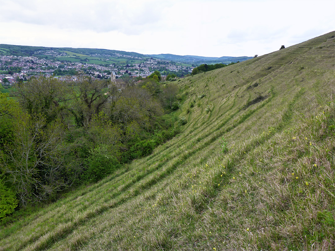 Steep slope