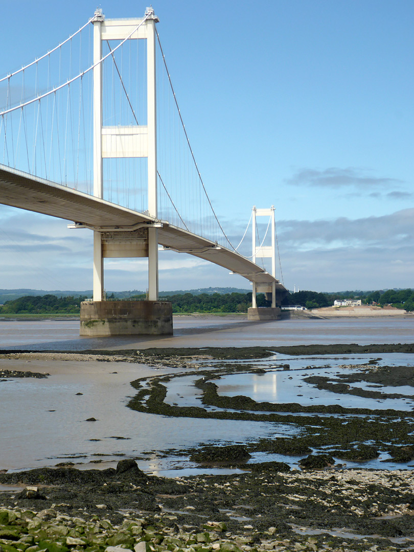Bridge at low tide