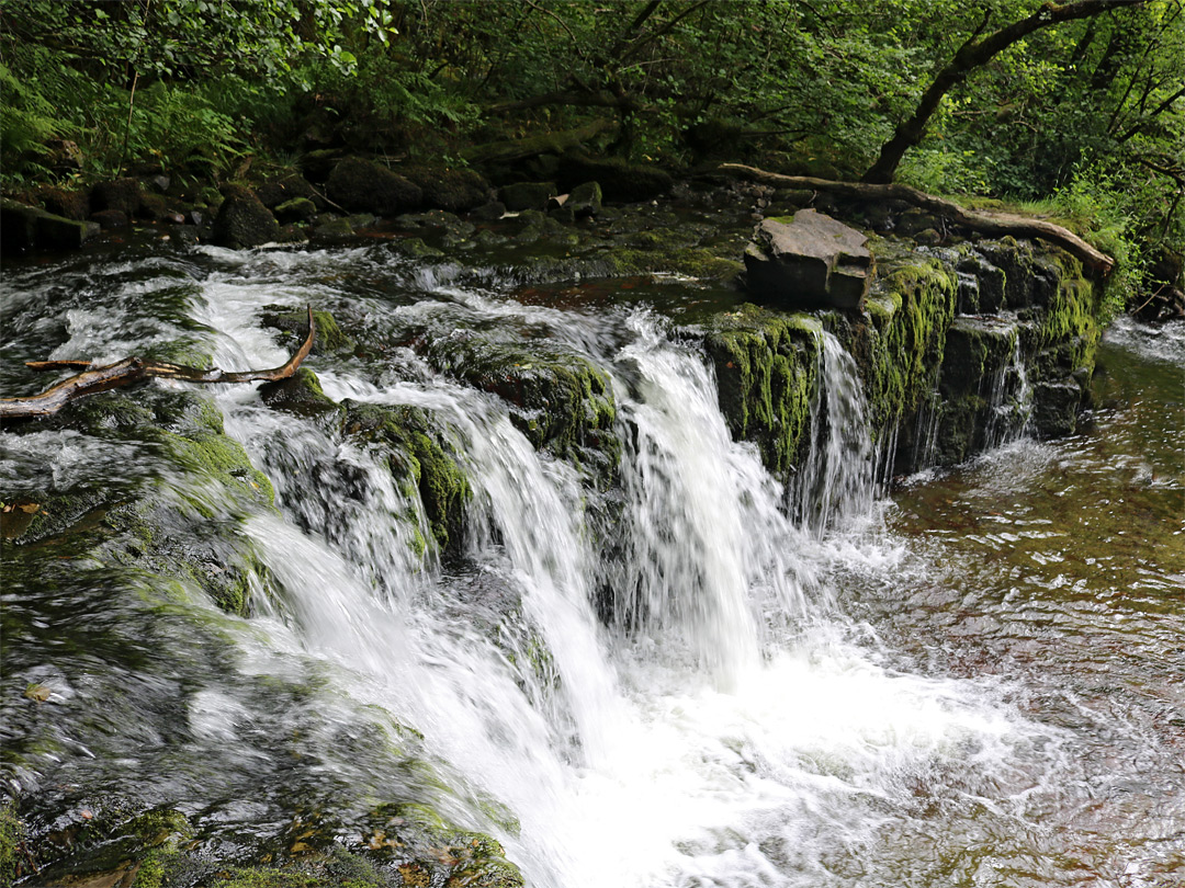 Cascade below Sgwd Ddwli Isaf