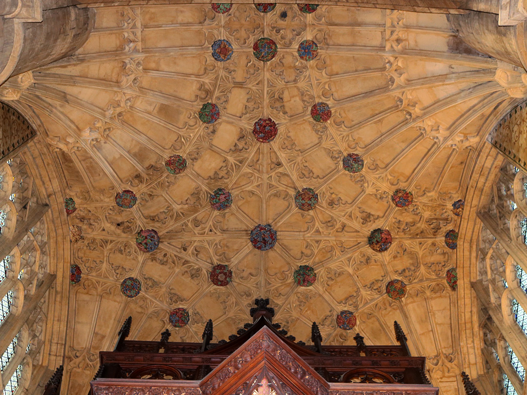 Ceiling of the north transept