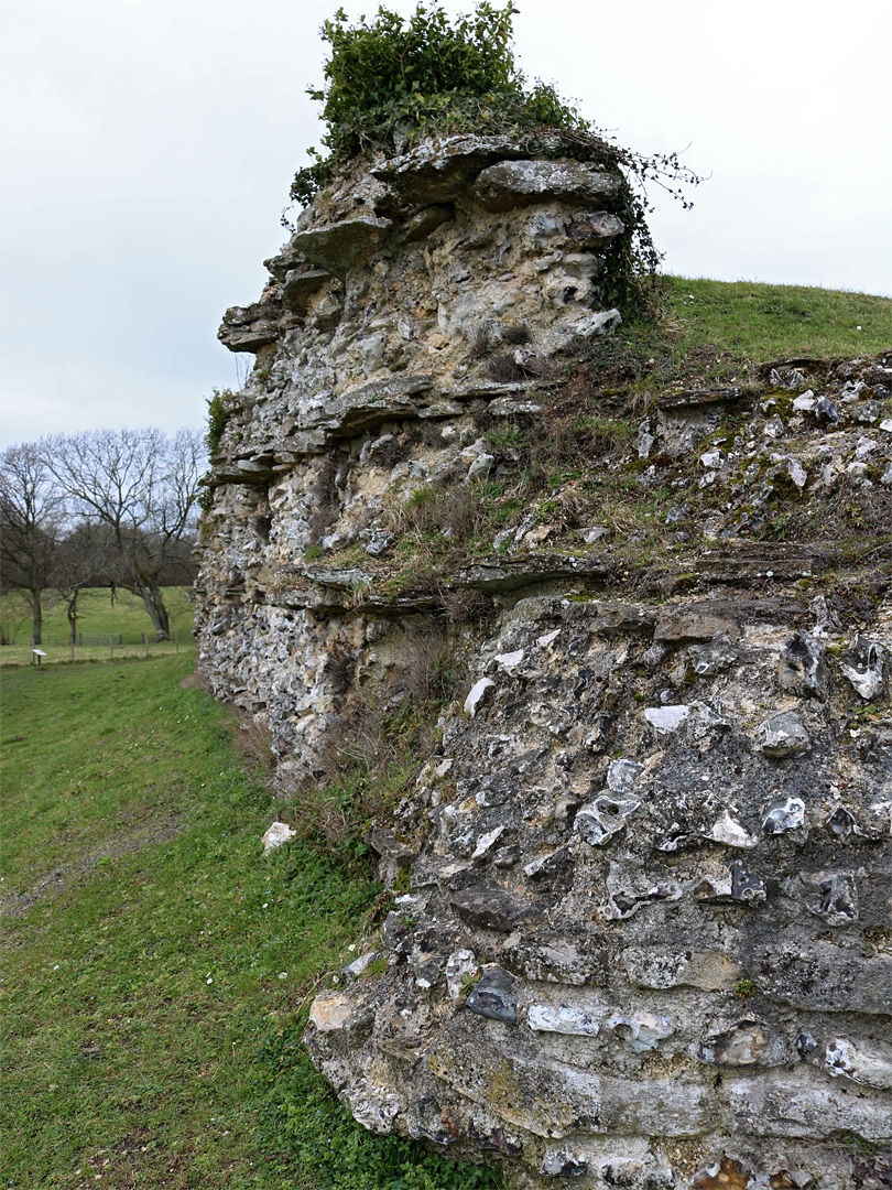 Side of the south gate