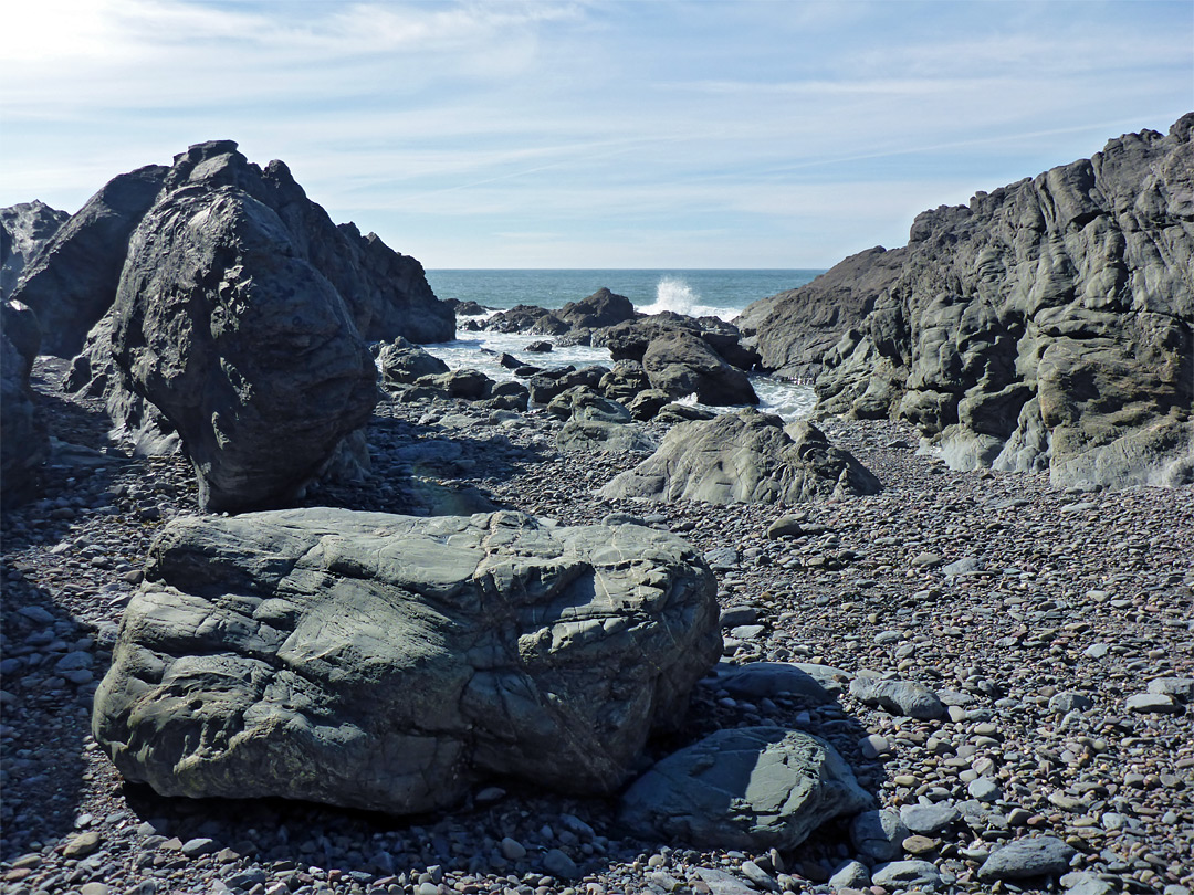 Pebbles and boulders