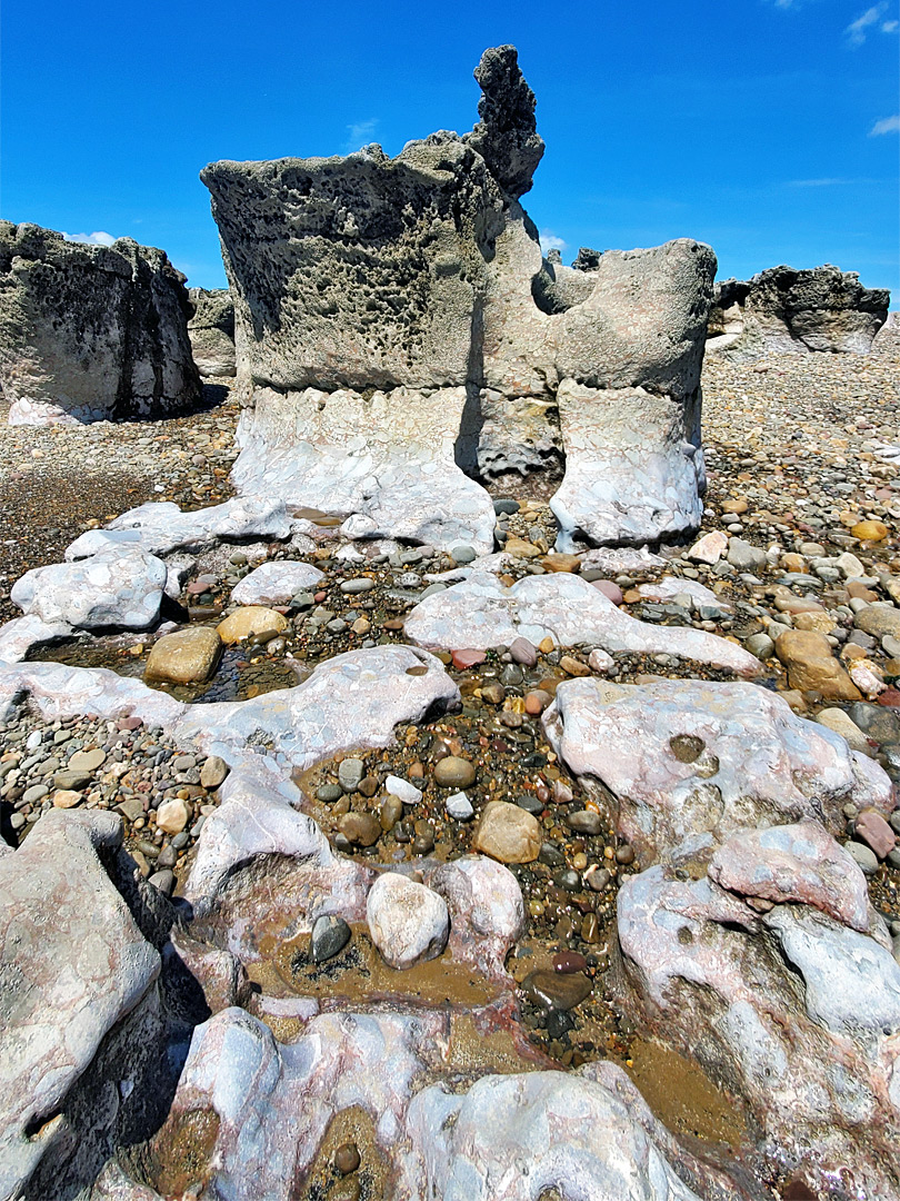 Eroded formations