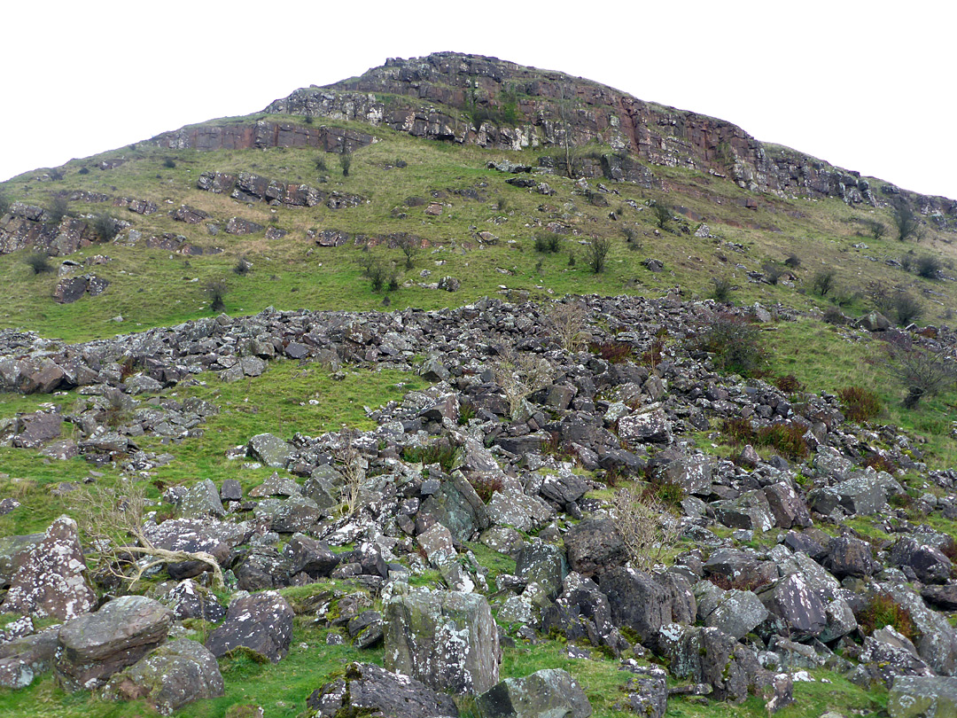 Grey boulders