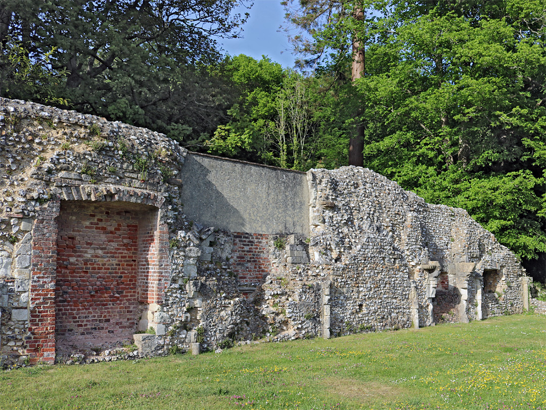 The surviving wall