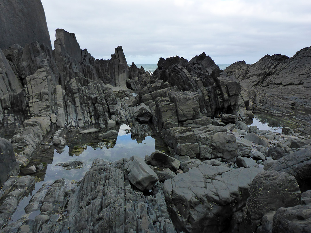 Eroded rocks