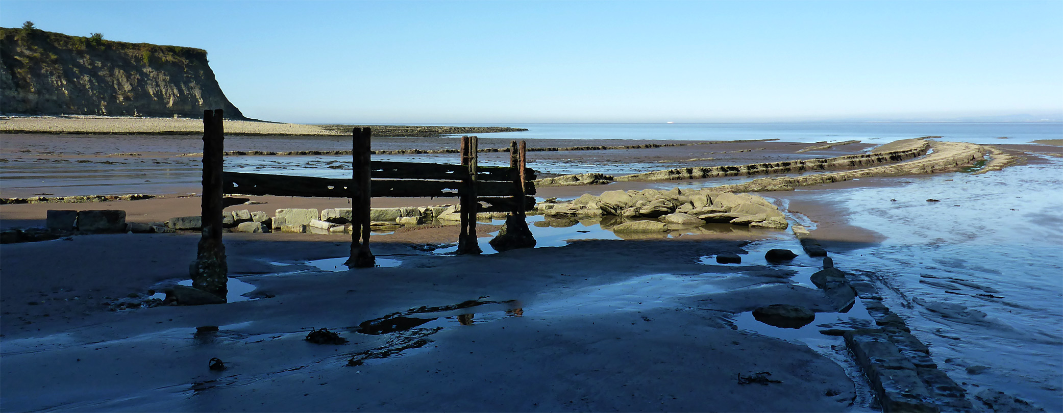 Site of an old breakwater