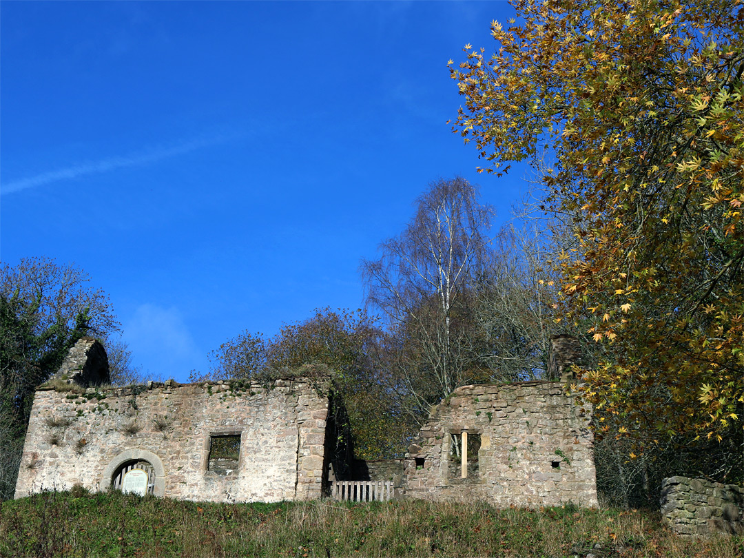 The church in autumn