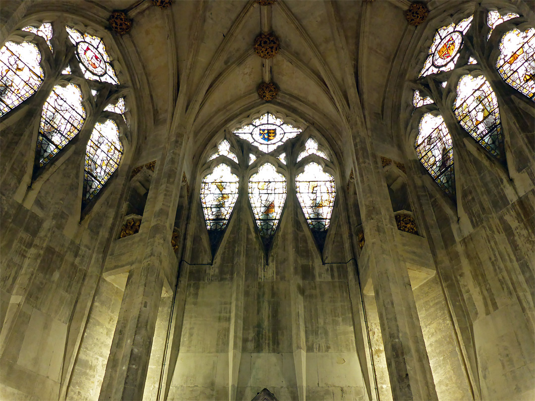 Inside the north porch