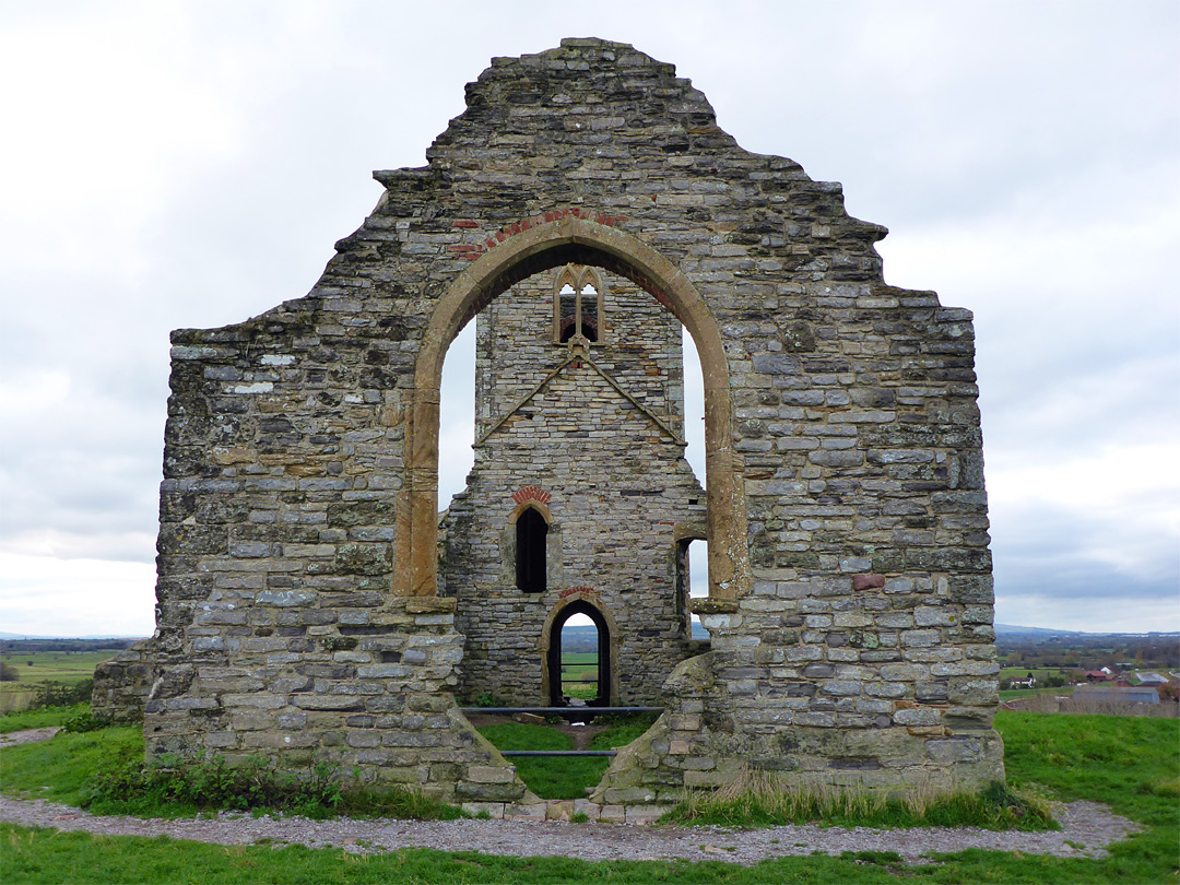 East side of the church