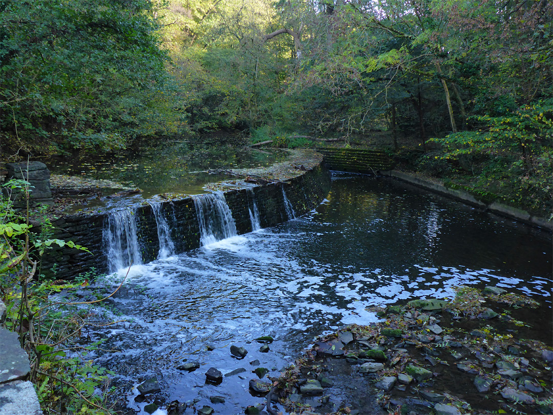 Weir at Stapleton Mill 