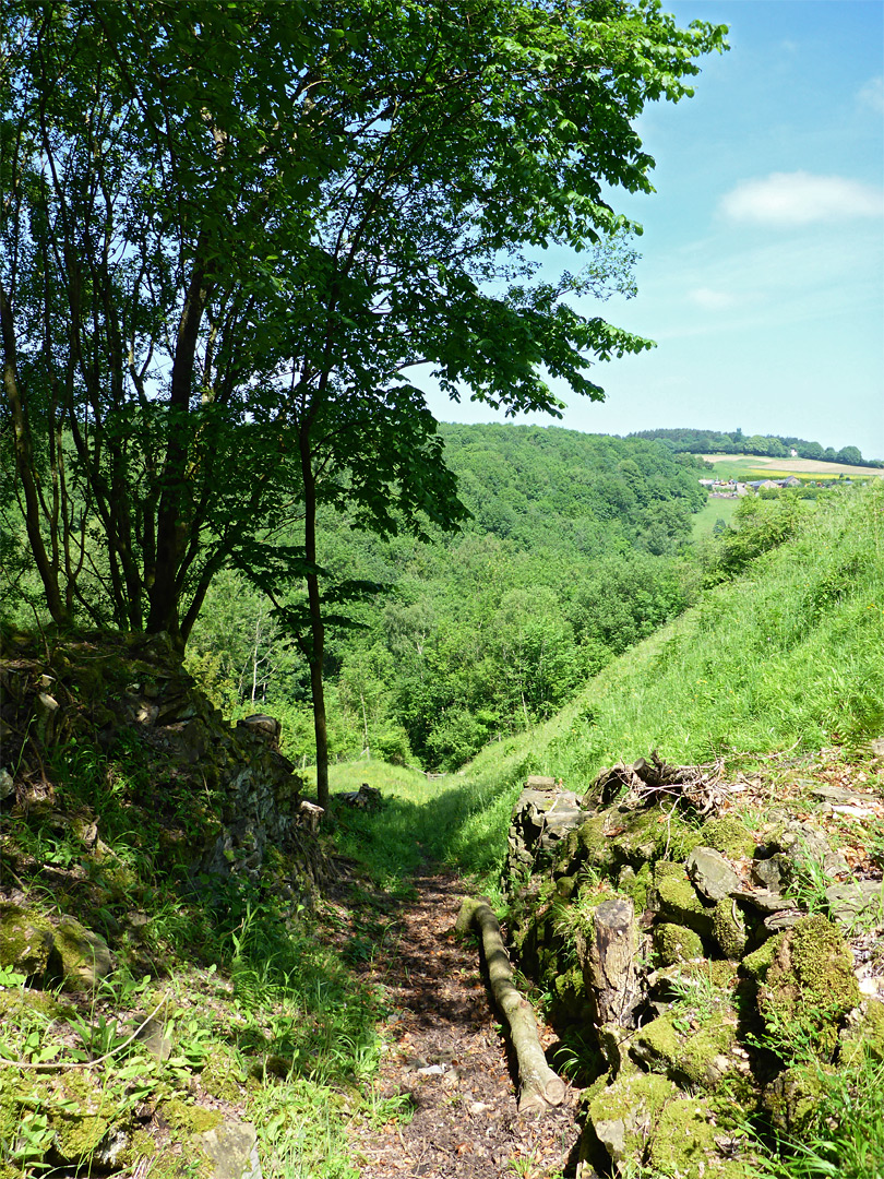 Steep path