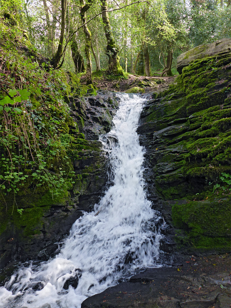 Upper part of the waterfall