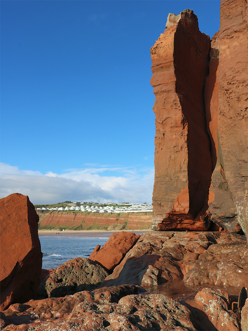 Richly-coloured rocks