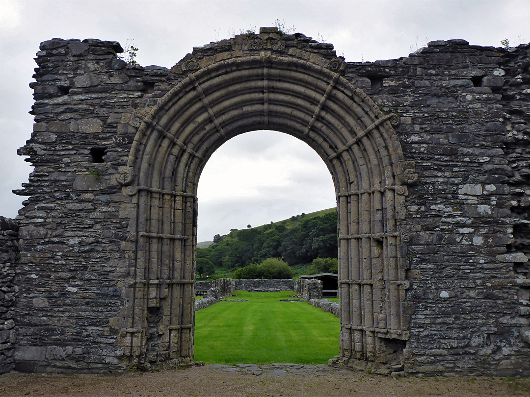 The main entrance