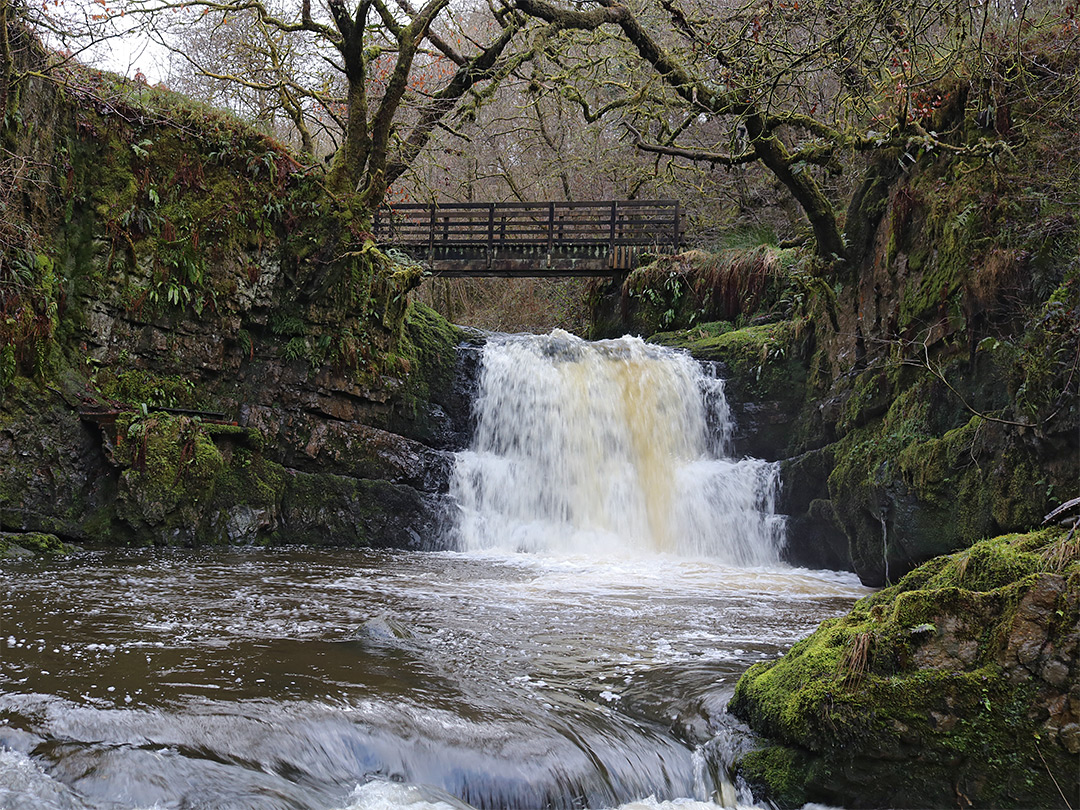 Upper part of Sychryd Falls