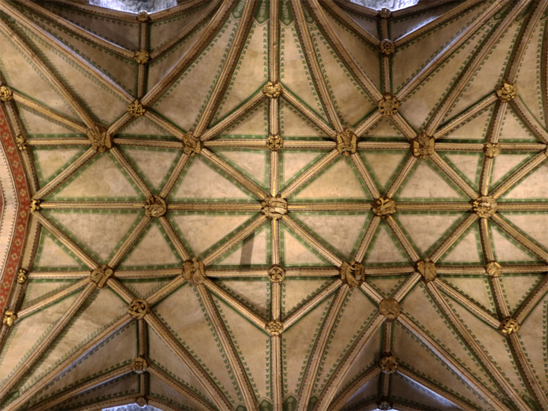 Ceiling of the nave