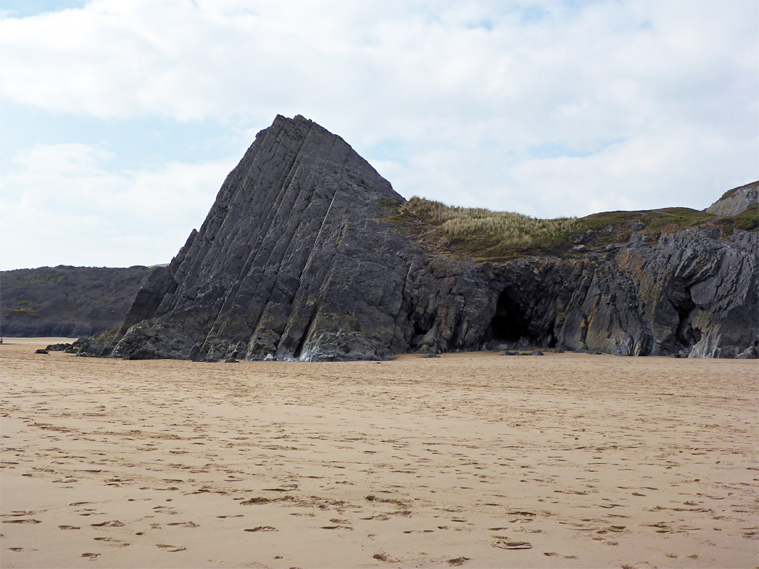 Rocks and sand