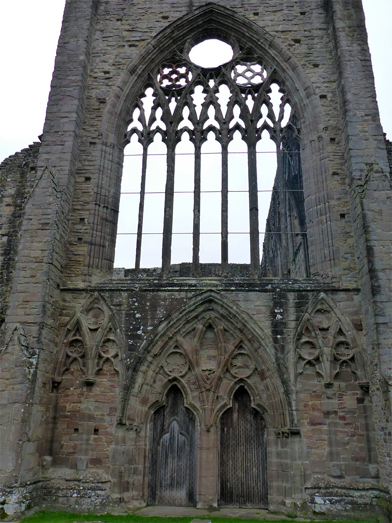 West side of the abbey