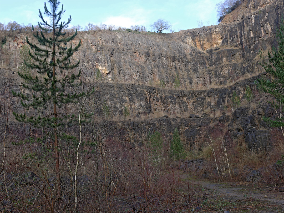 Quarry walls