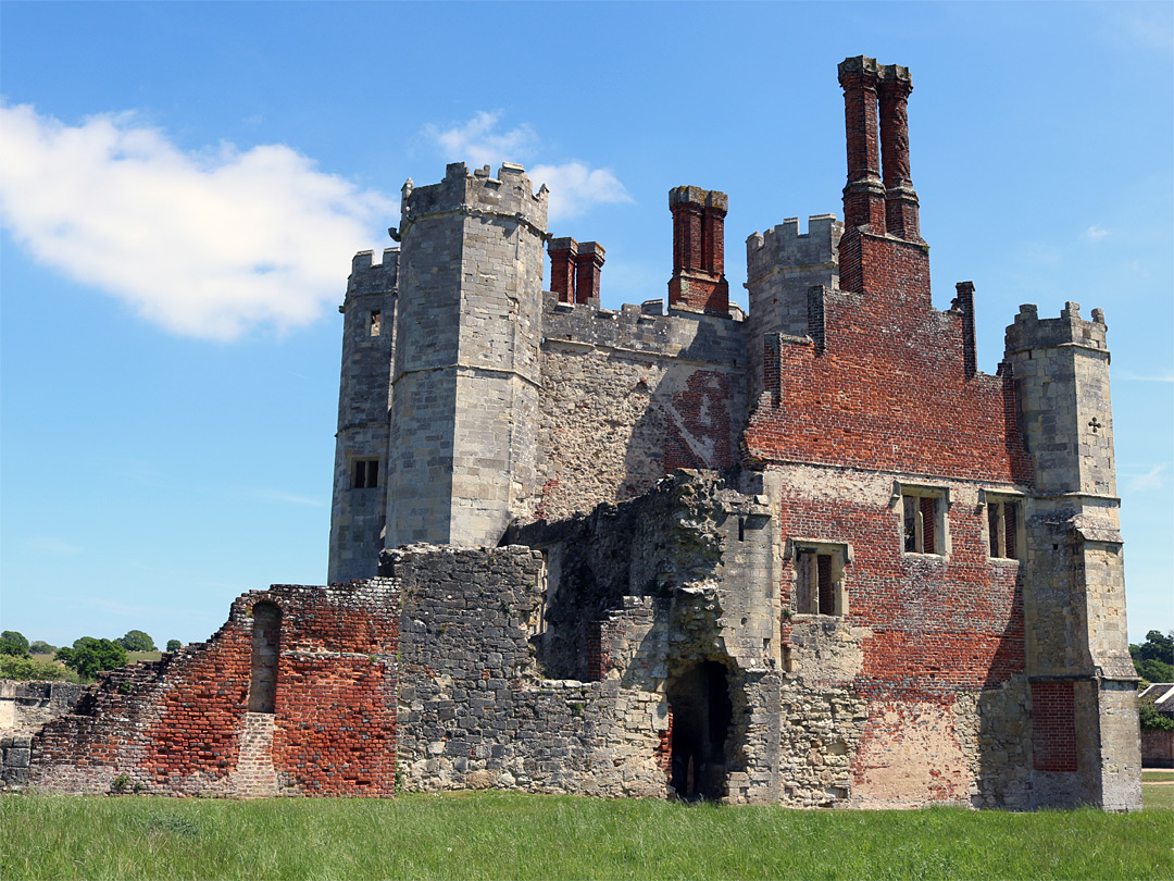 West side of the ruins