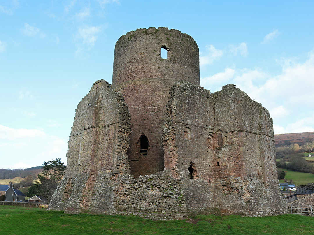 The castle, from the southwest