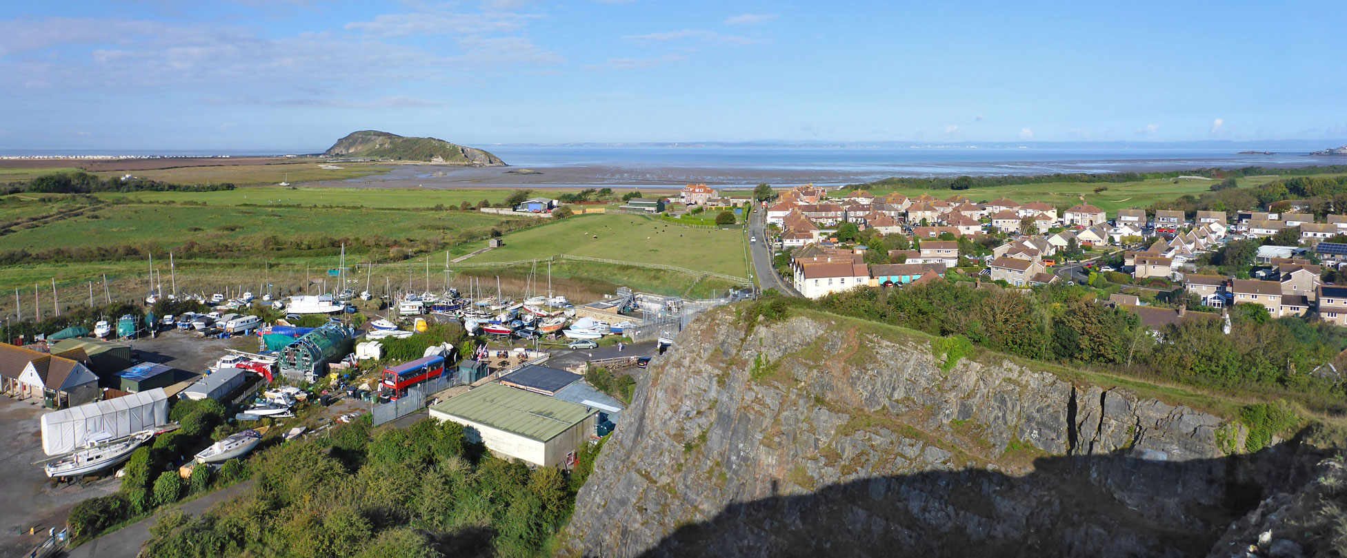 Panorama to the west