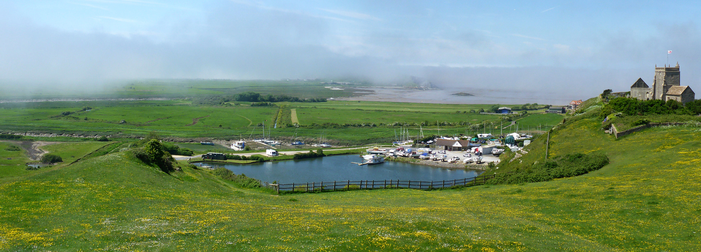 View west from Uphill Hill