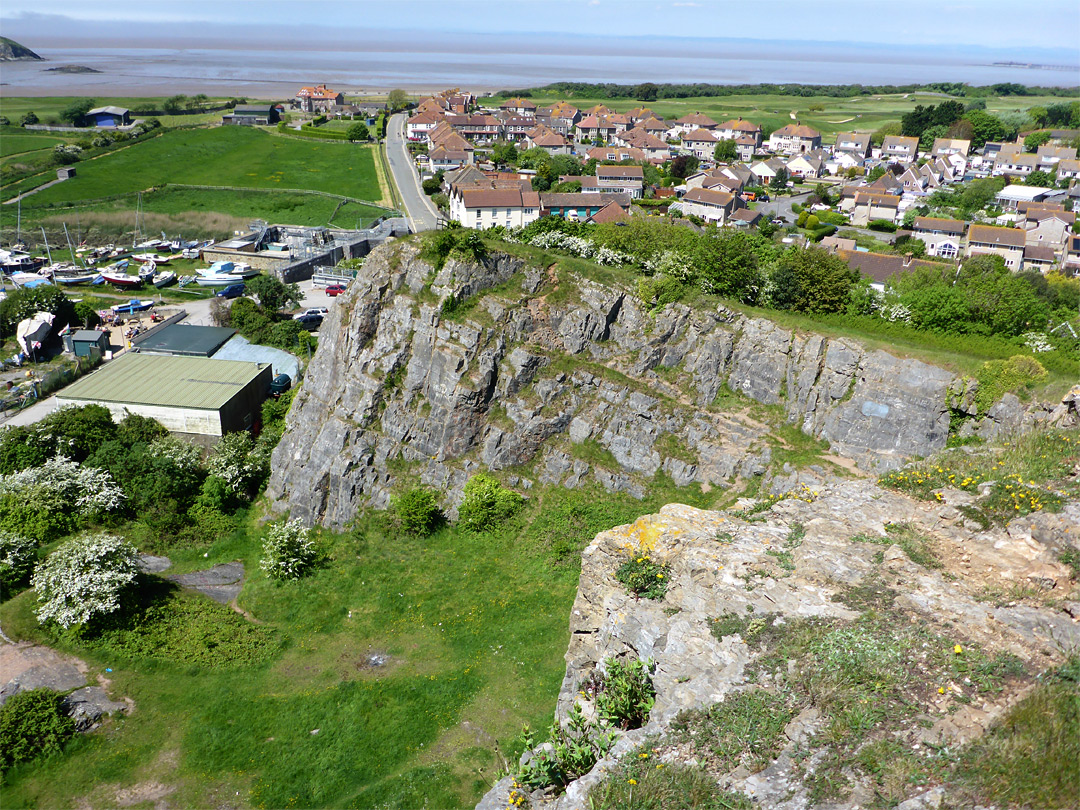 Above the quarry