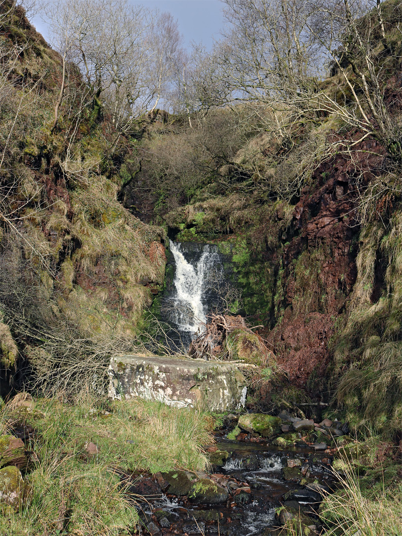 Cascade on the Nant Bwrefwr