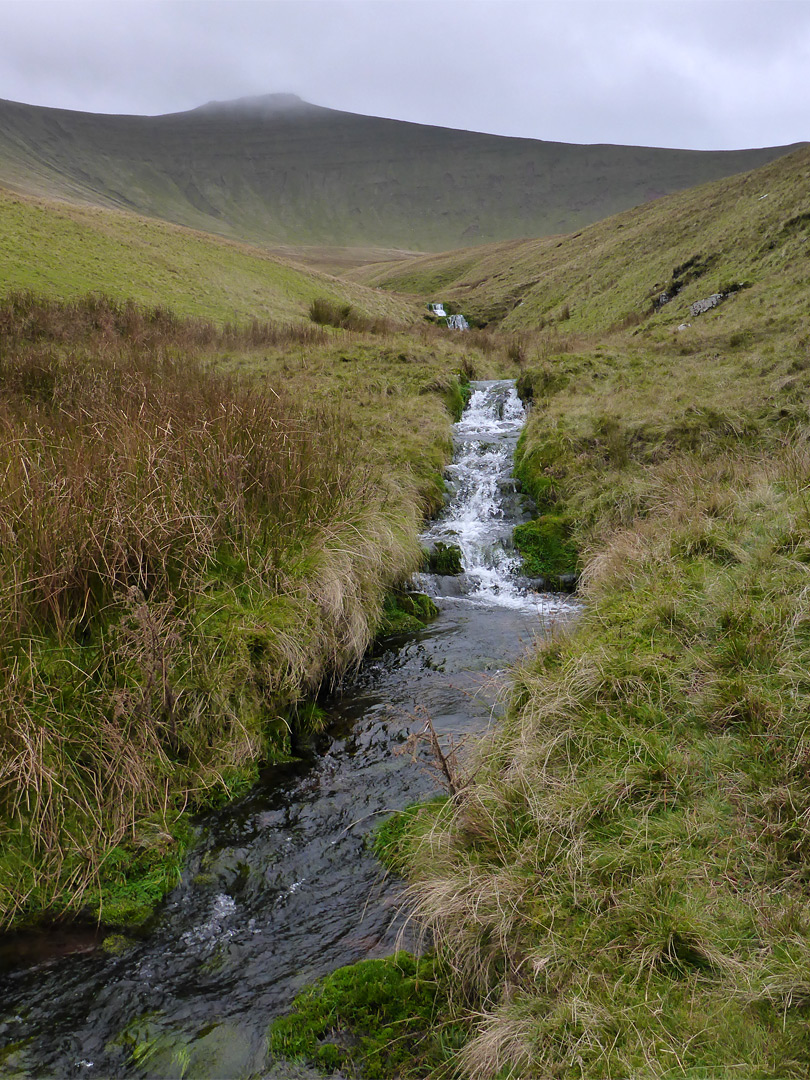 Upper end of the valley